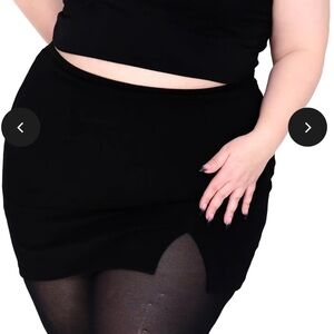 Foxblood Bridget Mini Skirt with Built-in Shorts